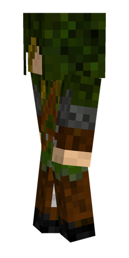 Black skin: body, left side render
