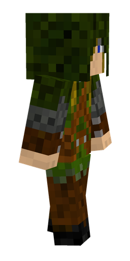 Black skin: body, right side render