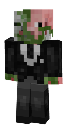 Black skin: body, front render