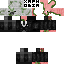 Black skin: raw texture render