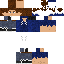 Blue skin: raw texture render