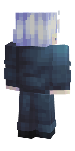 Black skin: body, back render