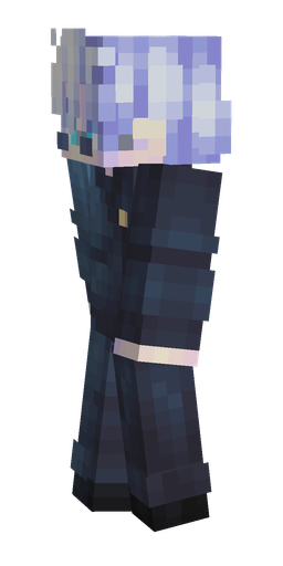 Black skin: body, left side render