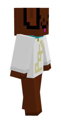 Brown skin: body, right side render