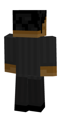 Black skin: body, back render