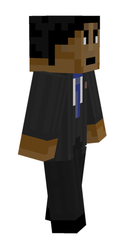 Black skin: body, right side render