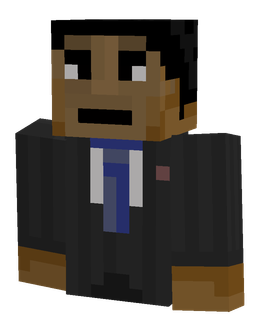 Black skin: bust render