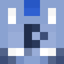 Blue skin: face render