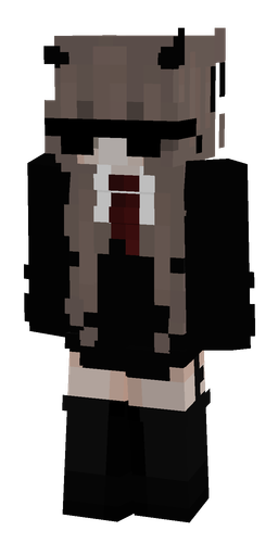 Black skin: body, front render