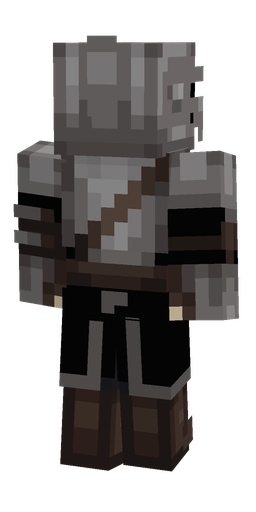 Black skin: body, back render