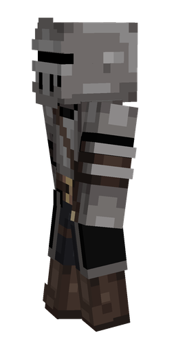 Black skin: body, left side render