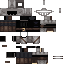 Black skin: raw texture render