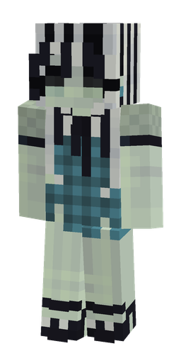 Blue skin: body, front render