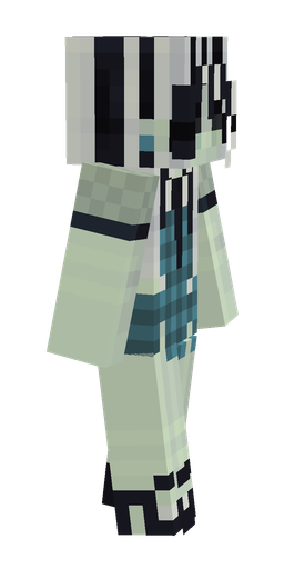 Blue skin: body, right side render