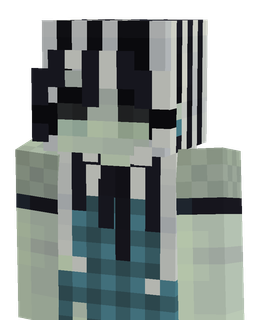 Blue skin: bust render