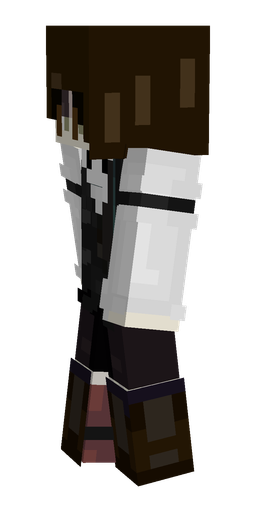 Black skin: body, left side render