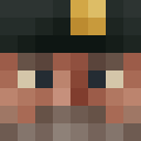 Black skin: face render