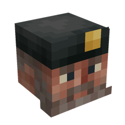 Black skin: head render