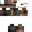 Black skin: raw texture render