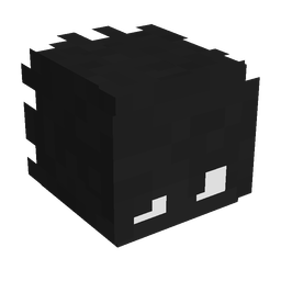 Black skin: head render