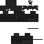 Black skin: raw texture render