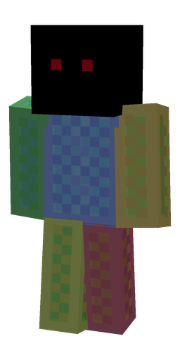 Blue skin: body, front render