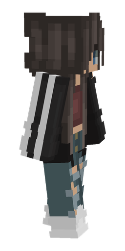Black skin: body, right side render
