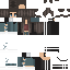 Black skin: raw texture render