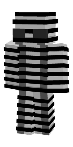 Black skin: body, front render