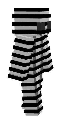Black skin: body, right side render