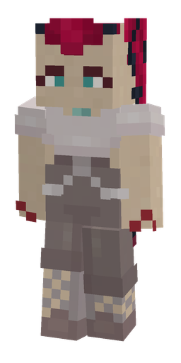 Gray skin: body, front render