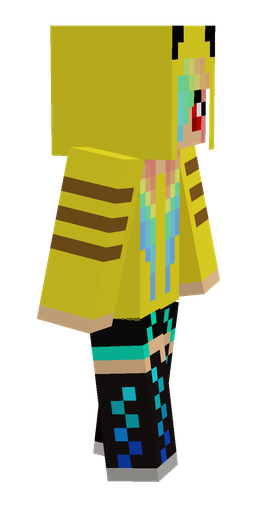 Black skin: body, right side render