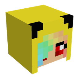 Black skin: head render