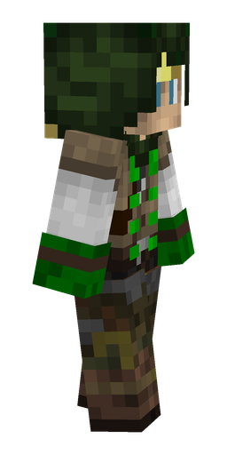 Black skin: body, right side render