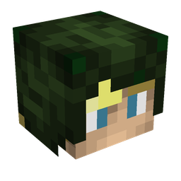 Black skin: head render