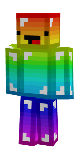 Blue skin: body, front render