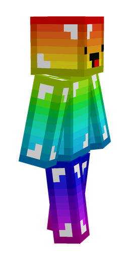 Blue skin: body, right side render