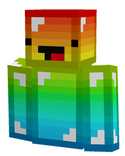 Blue skin: bust render