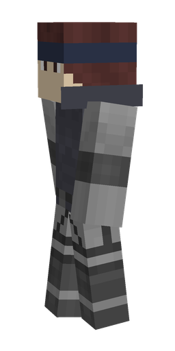 Black skin: body, left side render