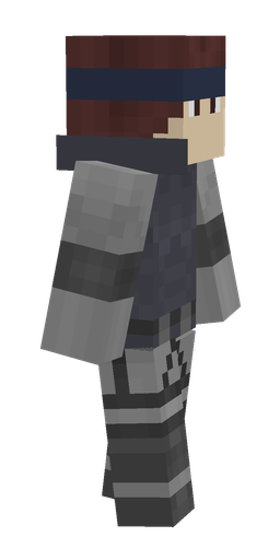 Black skin: body, right side render