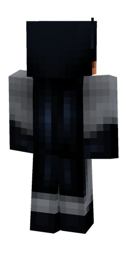 Black skin: body, back render