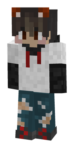Black skin: body, front render