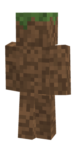 Brown skin: body, back render