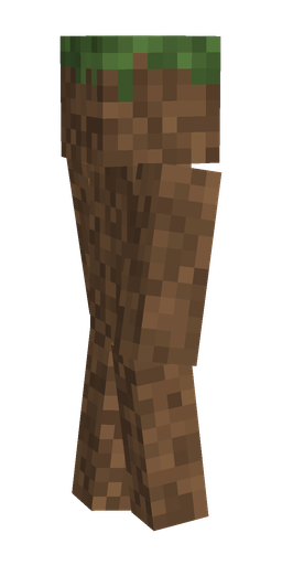 Brown skin: body, left side render