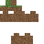 Brown skin: raw texture render