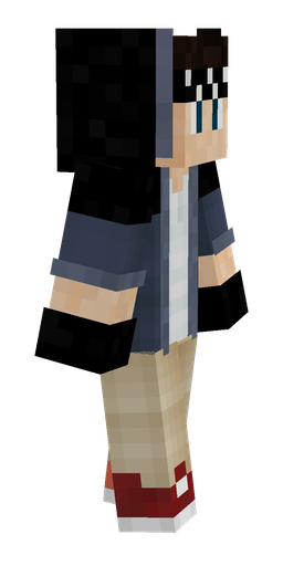 Black skin: body, right side render