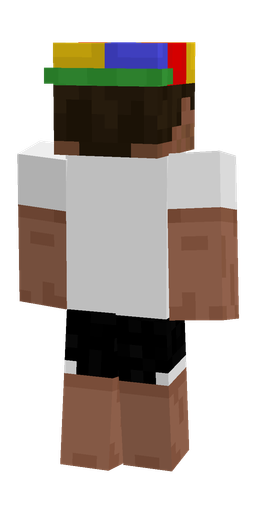 Brown skin: body, back render