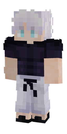 Blue skin: body, front render