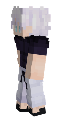Blue skin: body, left side render