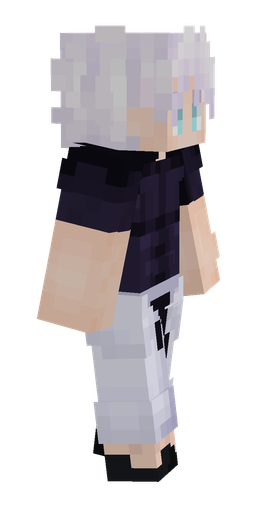 Blue skin: body, right side render